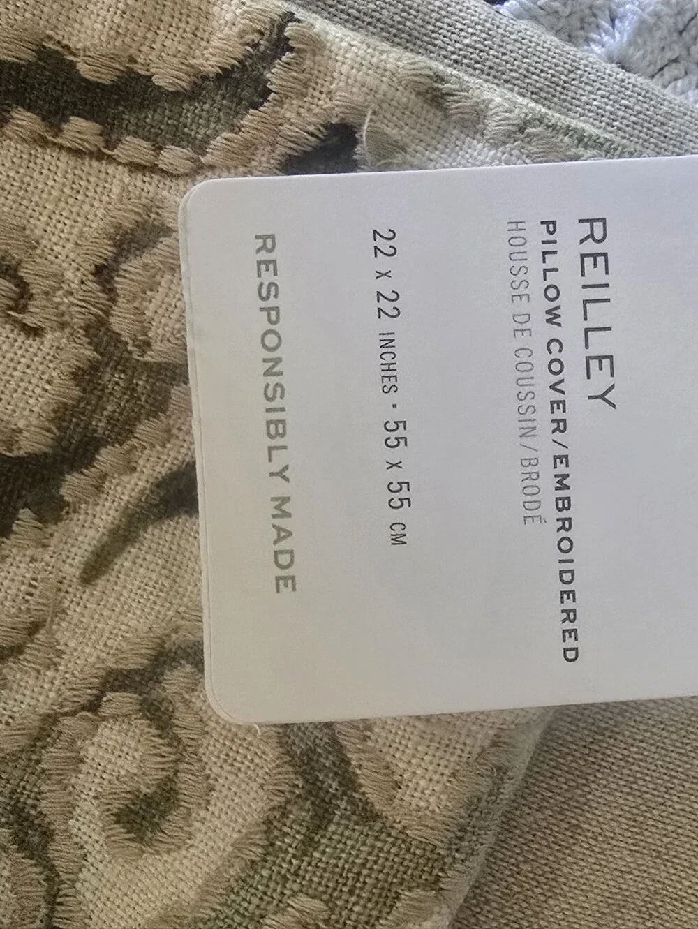 2 Pottery BARN LINEN PILLOW COVERS